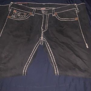 True Religion BILLY SUPER T white stitching